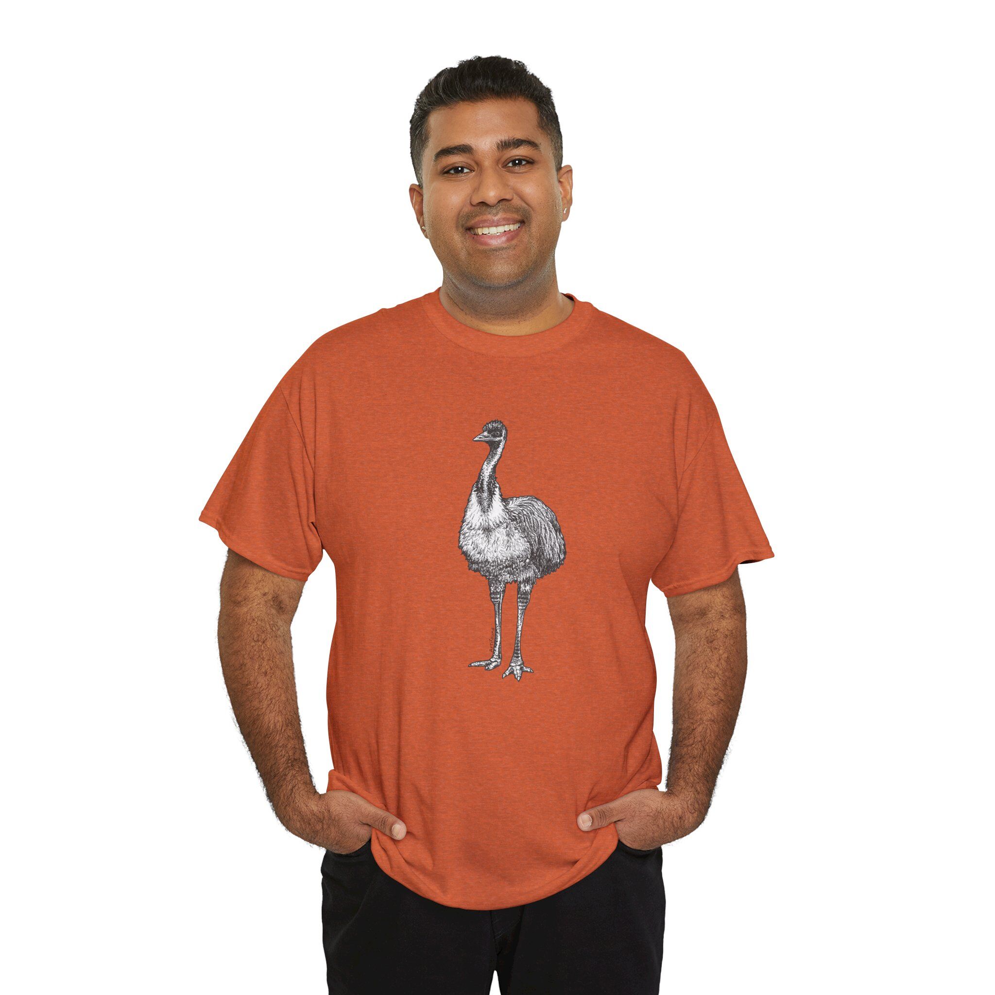 Emu Unisex T Shirt by Artifauna