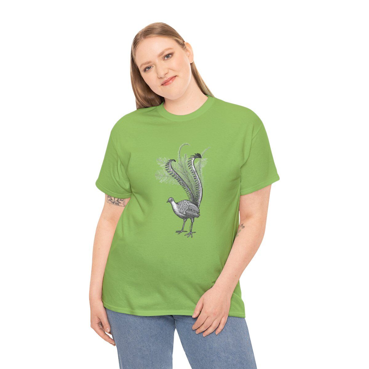 Lyrebird Unisex T Shirt by Artifauna