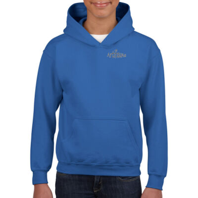 Black Cockatoo on Back Unisex Hoodie Kids Thumbnail