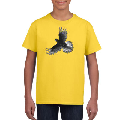 Black Cockatoo Unisex T Shirt Kids Thumbnail