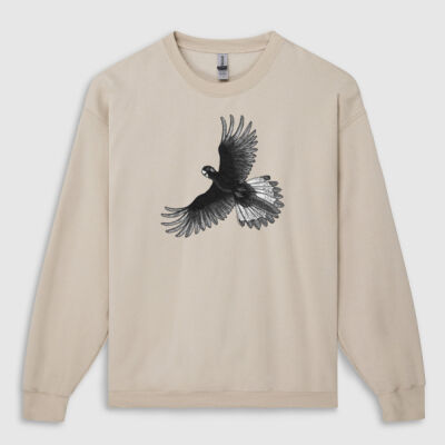 Black Cockatoo Unisex Crewneck Thumbnail
