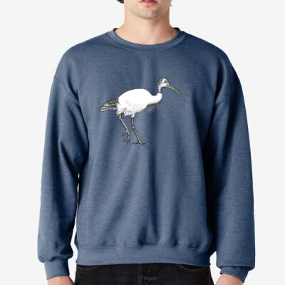 Ibis (Bin Chicken) Unisex Crewneck Thumbnail