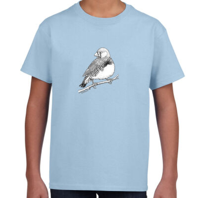 Zebra Finch Unisex T Shirt Kids Thumbnail