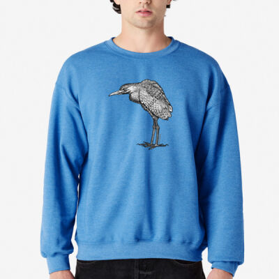 Nankeen Night Heron Unisex Crewneck Thumbnail