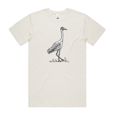 Brolga Unisex T Shirt Organic Thumbnail