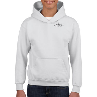Willie Wagtail on back Unisex Hoodie Kids Thumbnail