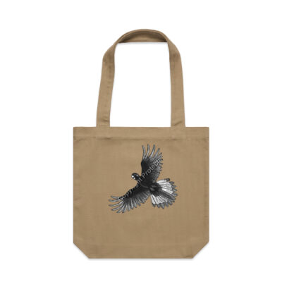 Black Cockatoo Tote Bag Thumbnail