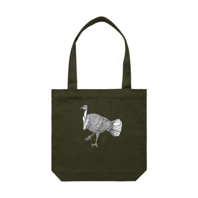 Brush Turkey Tote Bag Thumbnail