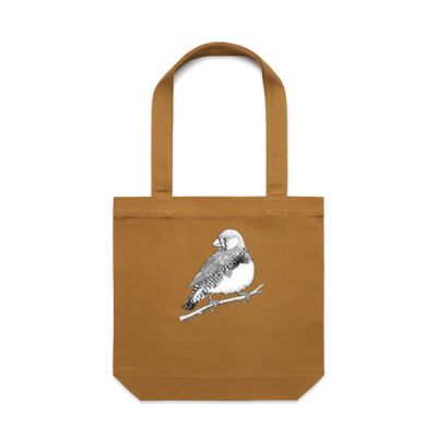 Zebra Finch Tote Bag Thumbnail